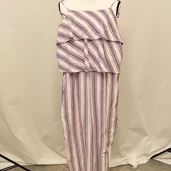 MAGNOLIA SKYE Jumpsuit  Ruffles Lightweight White - Picture 4 of 5